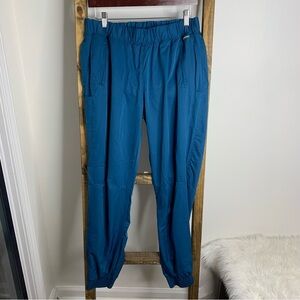 Lauderdale Teal Scrub Pants